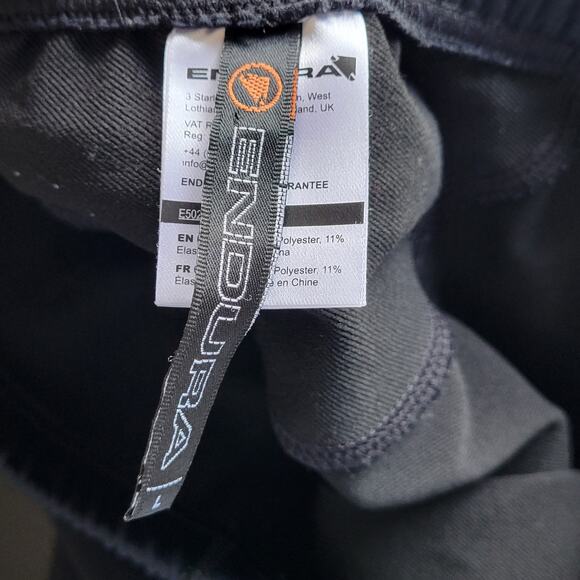 Endura Women's Size L Black Reflective Luminite Tight Nylon Blend - Picture 6 of 7